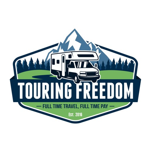 Education brand with the title 'Touring freedom'