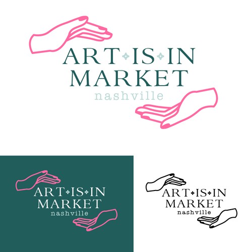 Tennessee logo with the title 'Artisan Market Nashville Logo'