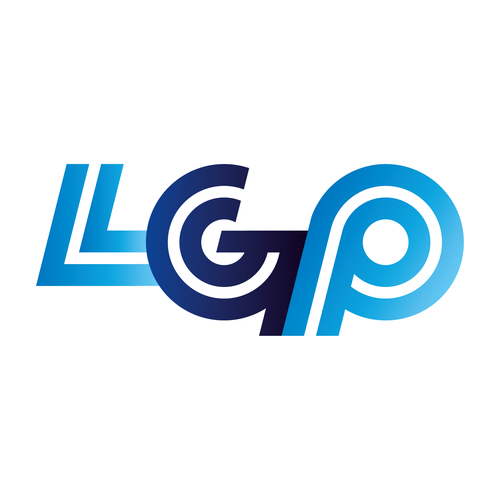 Transportation logo with the title 'LGP'