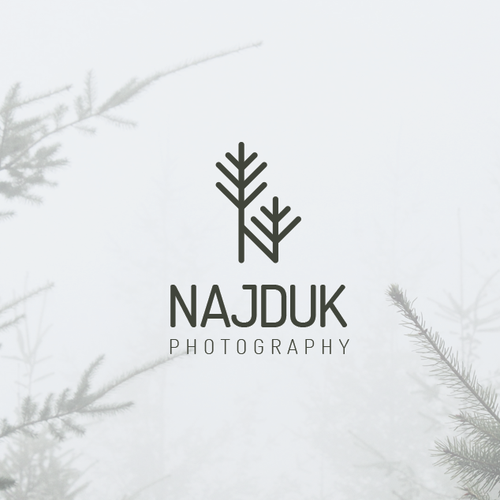 N logo with the title 'A logo for a photographer'