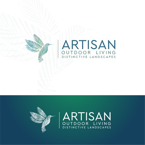 Flying logo with the title 'Logo outdoor living '