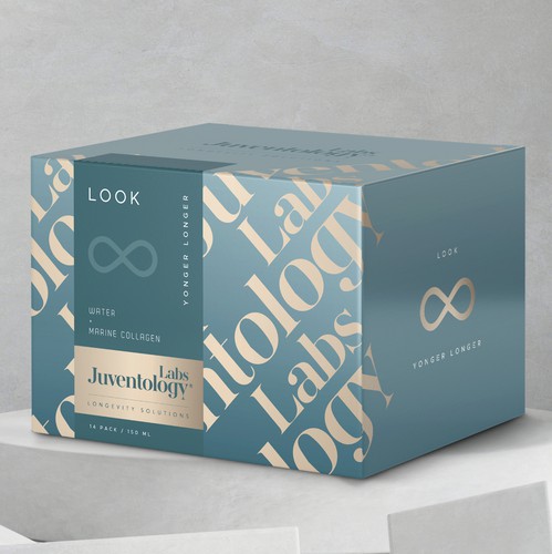 Harmony design with the title 'Functional drink box packaging design'