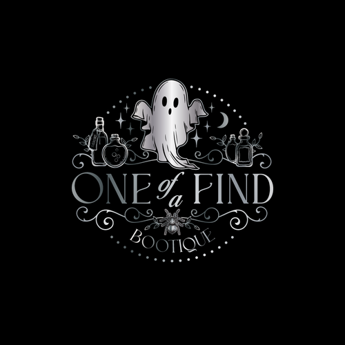 Spider design with the title 'One of a Find'