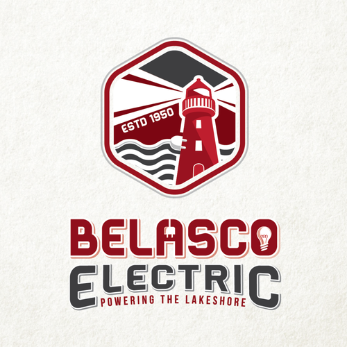 Industrial design with the title 'Design a Lighthouse for an Electrical Company'