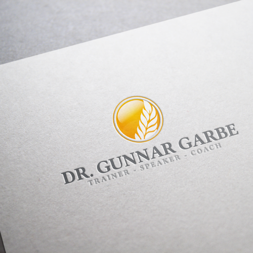 Trainer design with the title 'Gunnar Garbe'