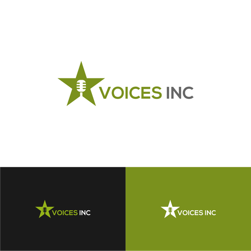 Voice logo with the title 'voice logo'