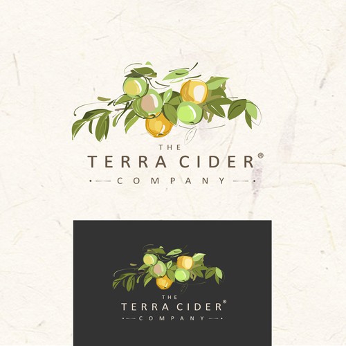 Apple logo with the title 'terra'