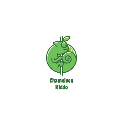 Corporate identity logo with the title 'chameleon'