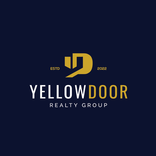 Door design with the title 'Yellow Door Realty Group'