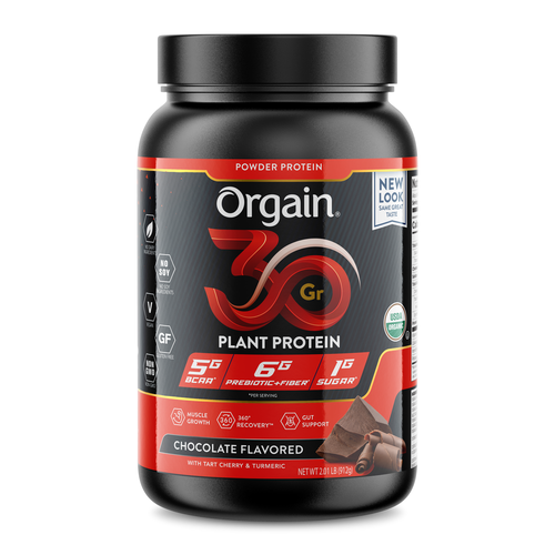 Chocolate label with the title 'Bold Label Design for a Plant Protein'