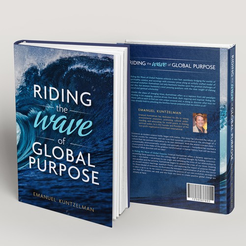 Spiritual book cover with the title 'Crisp Modern Book Cover for Spiritual Book'