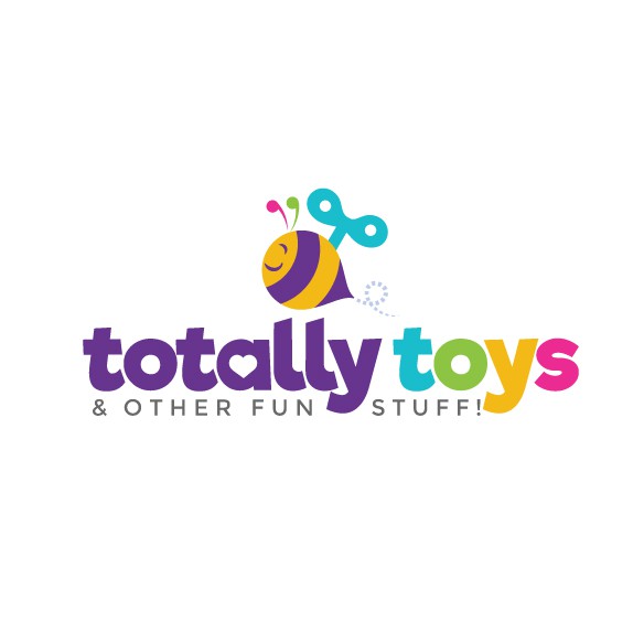 Toy design with the title 'Toy store logo'