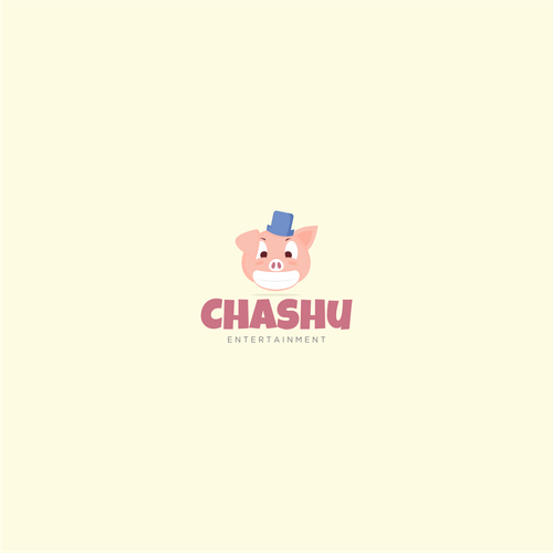 Piggy design with the title 'Chasu Entertaintment'