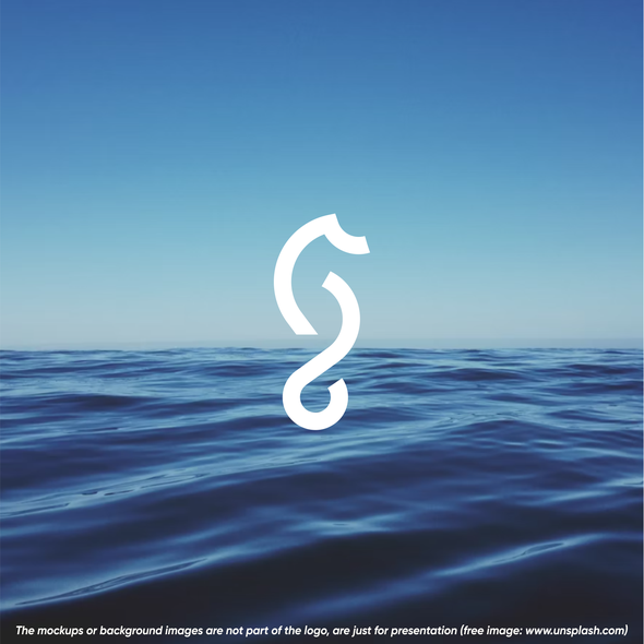 Clean logo with the title 'seahorse'
