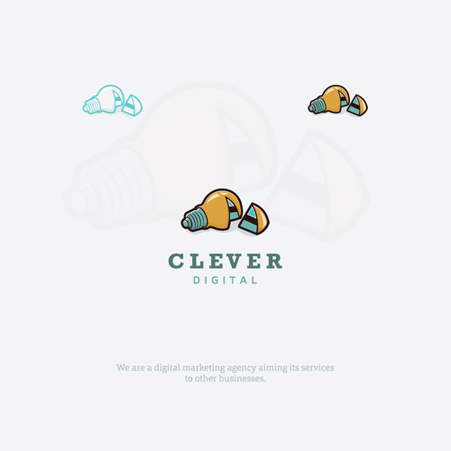 Digital agency logo with the title 'Clever Digital'