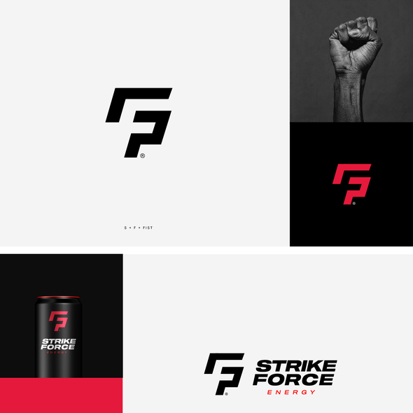 Fitness brand with the title 'Bold and Energetic Logo Design for Energy Drink Brand'