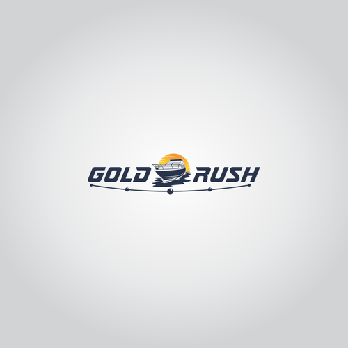 Charter logo with the title 'Logo concept for Gold Rush'