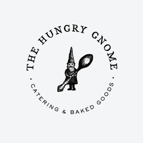 Black design with the title 'TV Chef looking for a logo for a new baking business!'