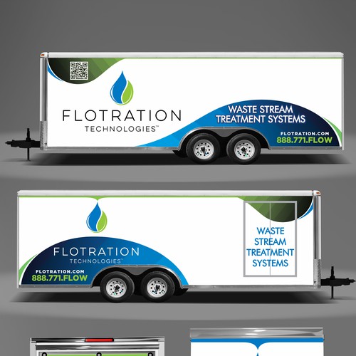 Green and blue design with the title 'FLOTRATION TECHNOLOGIES'