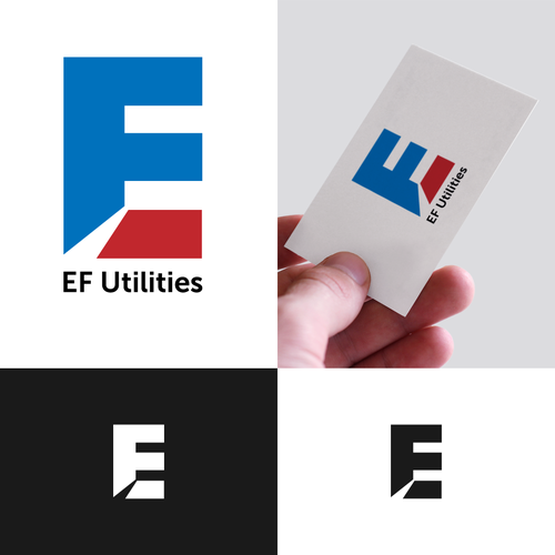 Perspective logo with the title 'Bold logo design for utility company'