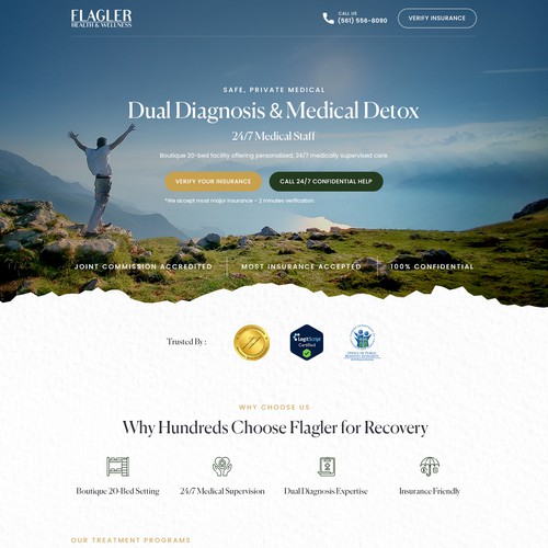 Figma design with the title 'Health & Wellness Landing Page'