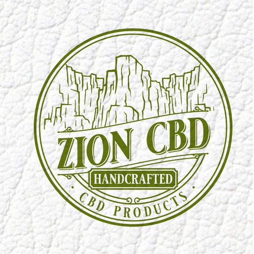 Ornamental logo with the title 'ZION CBD'