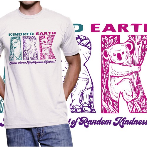 Animal t-shirt with the title 'Creative design for a permaculture/regenerative agriculture company'