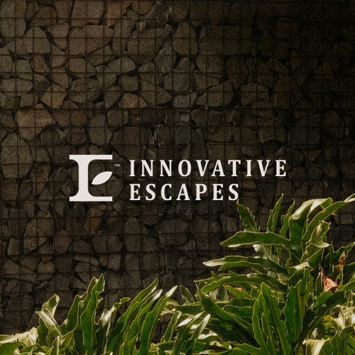 Logo with the title 'INNOVATIVE ESCAPES'