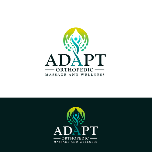 Orthopedic logo with the title 'adapt orthopedic'