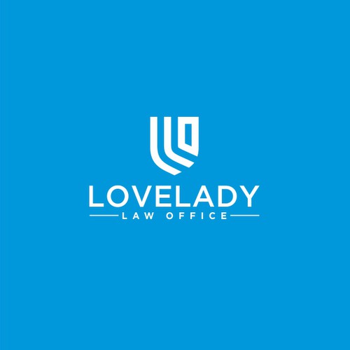 Lawyer logo with the title 'Lovelady Law Office'