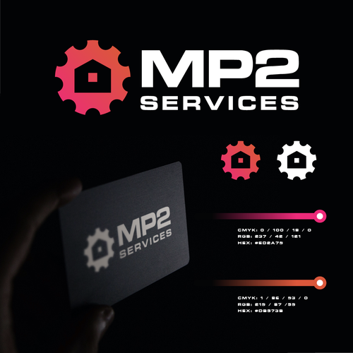 Logo with the title 'MP2 Services'