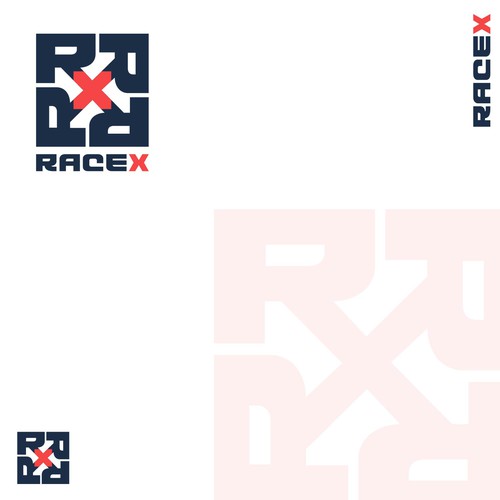 Track logo with the title 'Race X track logo'