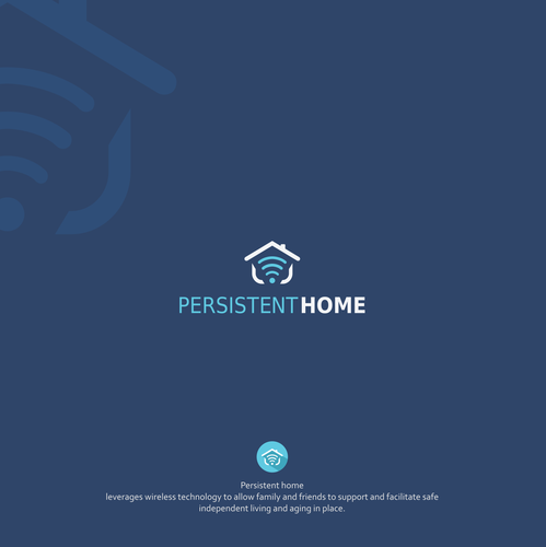 Wireless design with the title 'Logo design'