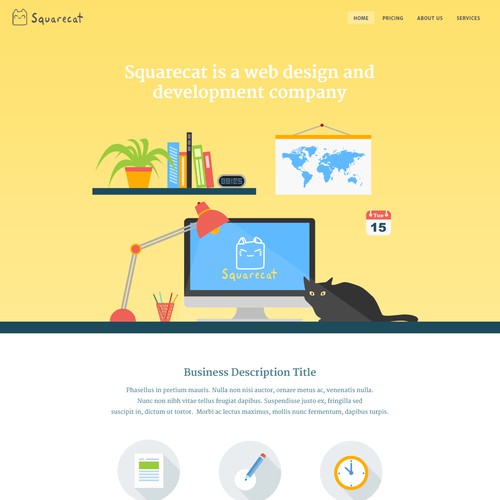 Mobile responsive design with the title 'Website for Web Developement Startup'