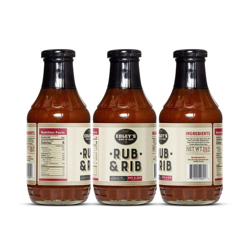 Sauce packaging with the title 'BBQ SAUCE'