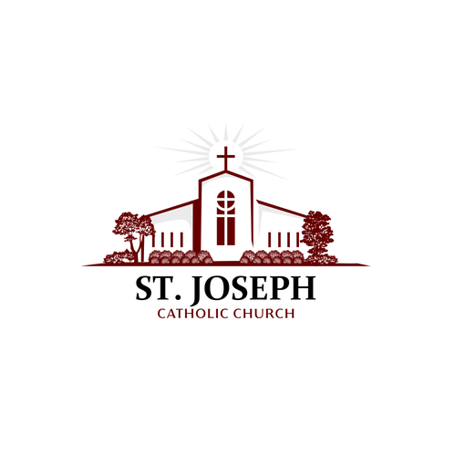 Catholic logo with the title 'Catholic Church Logo Design'