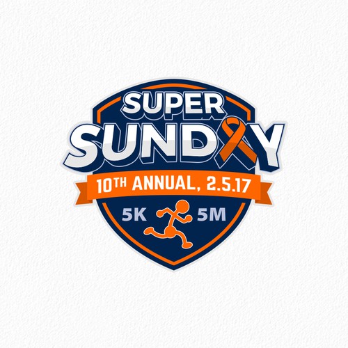 Ribbon design with the title 'Lively logo for Race Cancer Foundation'