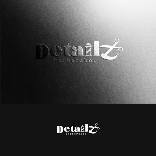 Hair salon logo with the title 'Logo concept for barbershop '