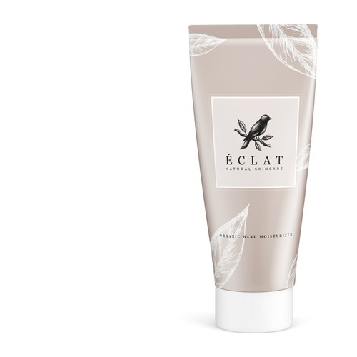 Natural packaging with the title 'packaging design for high end organic cosmetic line'