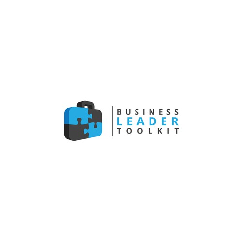 Leadership logo with the title 'A powerful logo for a business executive E-course'