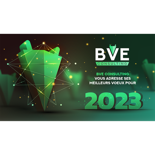 New Year's design with the title 'Greeting card for this new year 2023'