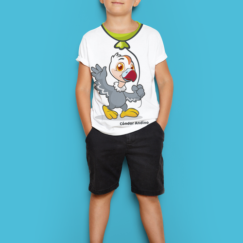Kids' t-shirt with the title 'Condor Andino.'