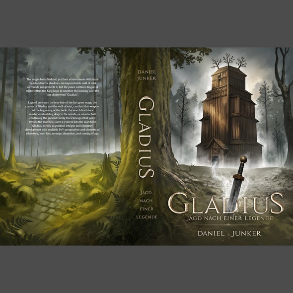Drawing book cover with the title 'Gladius'