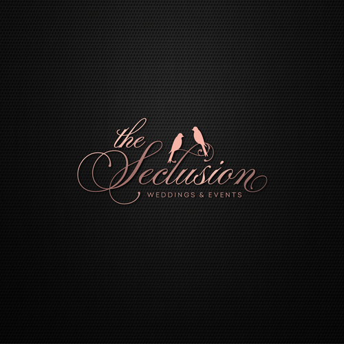 Wedding logo with the title 'Wedding logo for the Seclusion'