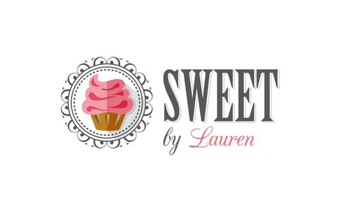 Bakery logo with the title 'Sweet by Lauren'