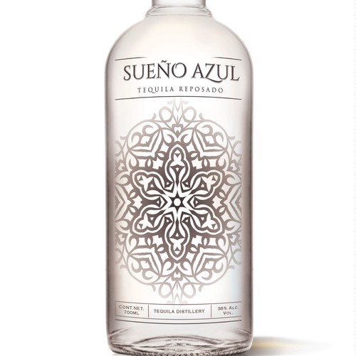 Tequila design with the title 'Winning logo design for Sueño Azul'