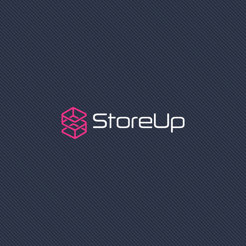 Self storage logo with the title 'StorUp'