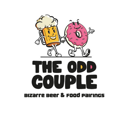 Logo with the title 'The Odd Couple. '