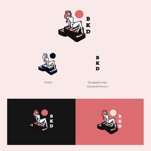 Cake design with the title 'Logo for BKD'