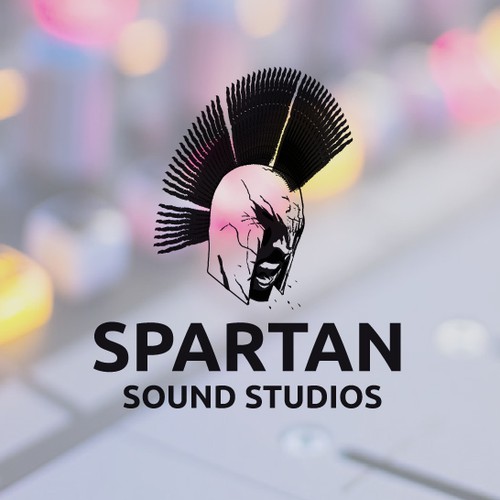 Spartan logo with the title 'logo for Spartan sound studios'